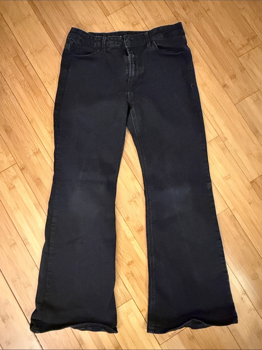 Old Navy Dark Black Flare Jeans
